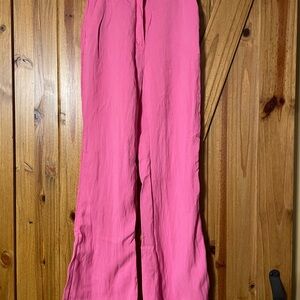 H&M Pink Flared Pants